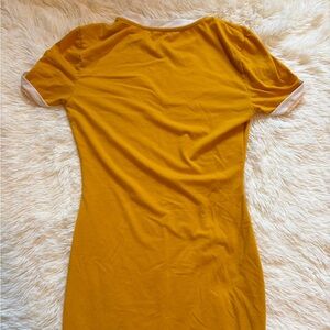 SHEIN Mustard Goldenrod Midi Dress Ladies Size XS